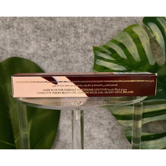 NIB Charlotte Tillbury Collagen Lip Bath Gloss in Rosy Glow - Soft Pinky Nude - Picture 3 of 10